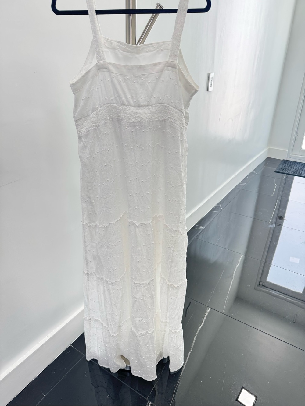Target White Eyelet Maxi Dress